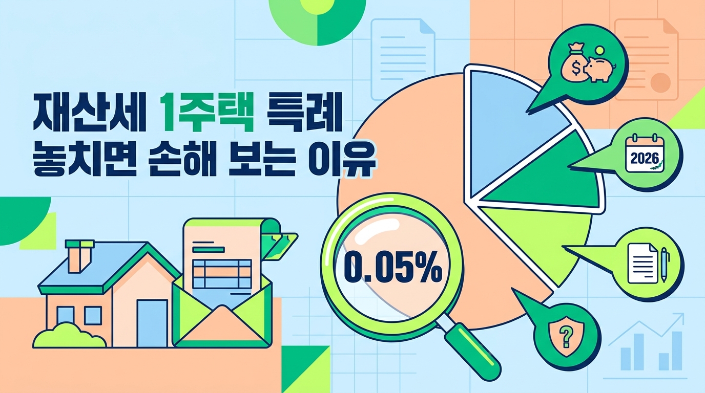 내 재산세 1세대 1주택 특례세율 누락됐을까? 고지서 확인법부터 분할납부 신청까지