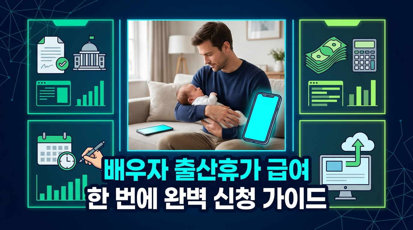 배우자 출산휴가 급여 제대로 받는 법? 필수 준비 서류부터 접수 창구까지 총정리