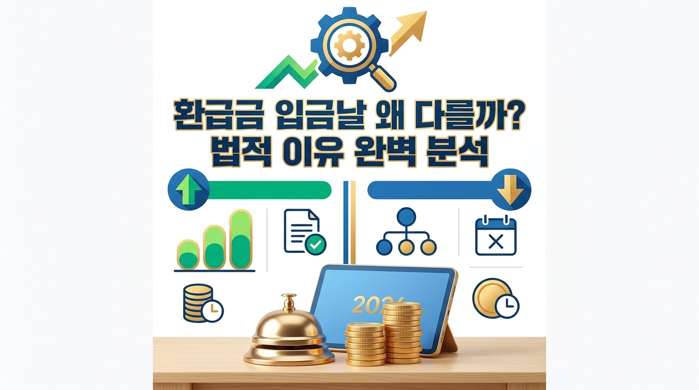 2026 부가가치세 1기 조기환급 8월 11일 일괄 지급 이유와 일반환급 일정 완벽 분석